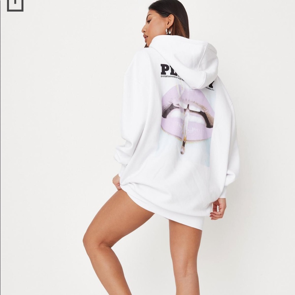 Missguided X Playboy oversized hoodie